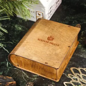 Подарочная упаковка Книга из дерева