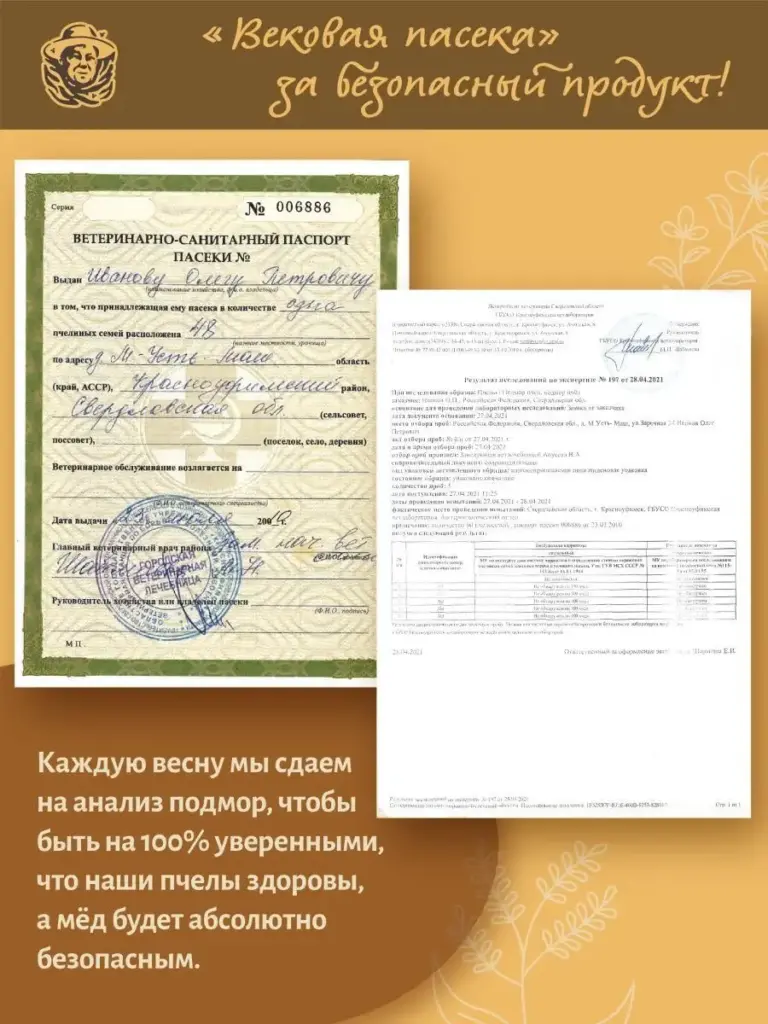 Луговой мед правильный Вековая пасека (Стильная упаковка) 160 г