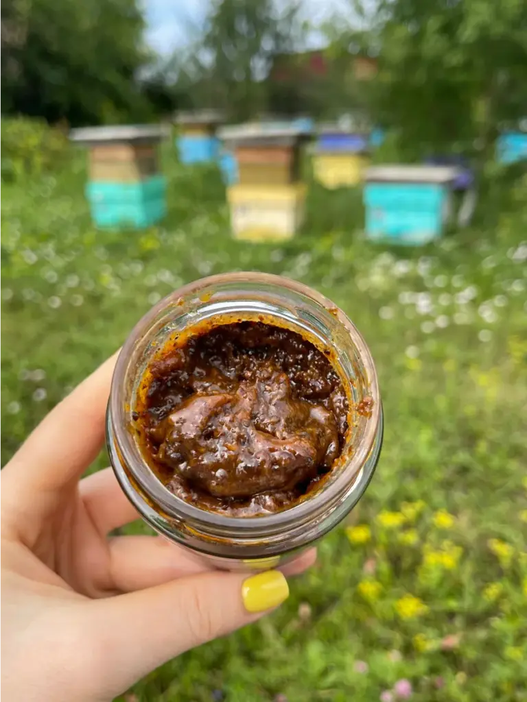 Мед с пергой Вековая пасека (В баночке) 350 г