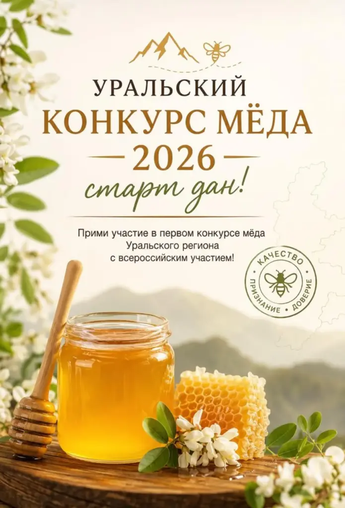 Объявление об Уральском конкурсе мёда 2026