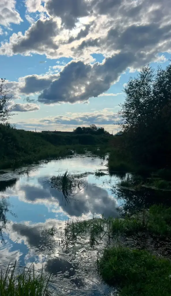 Облака в воде